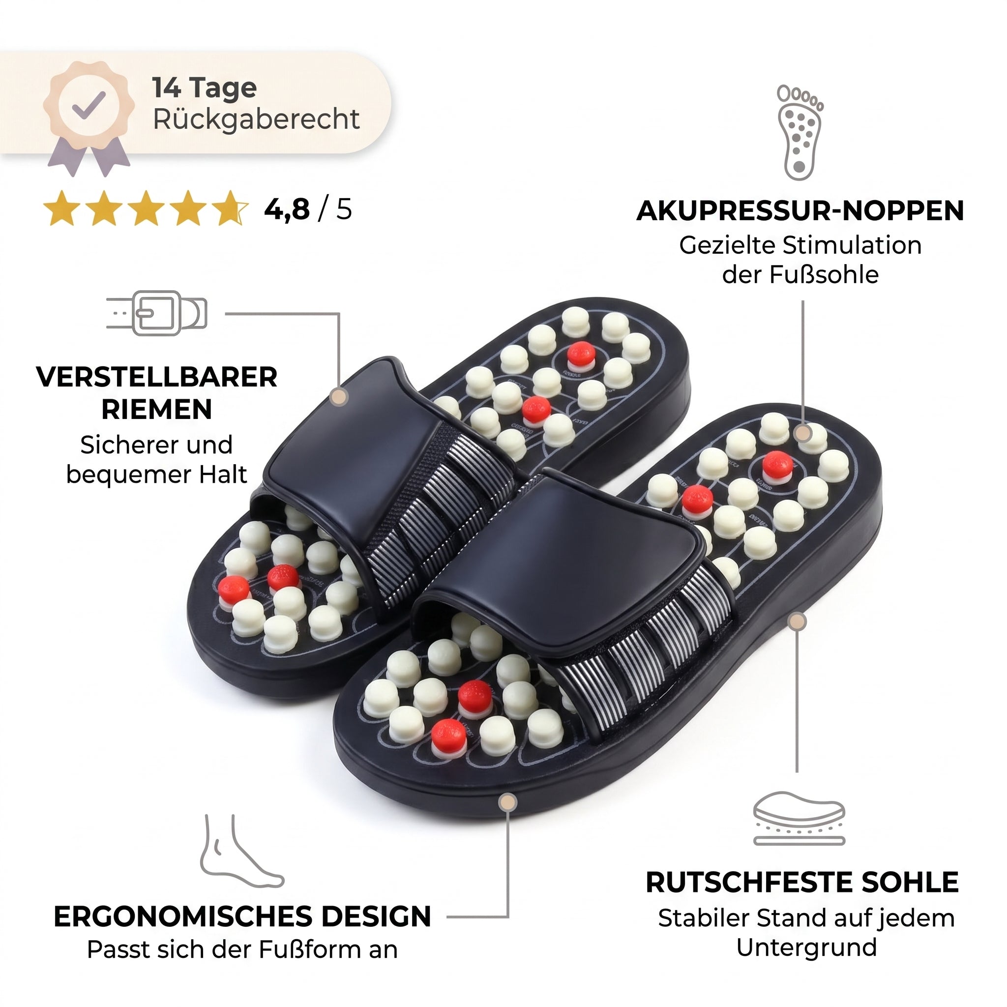 Velmera Reflexzonen Sandalen