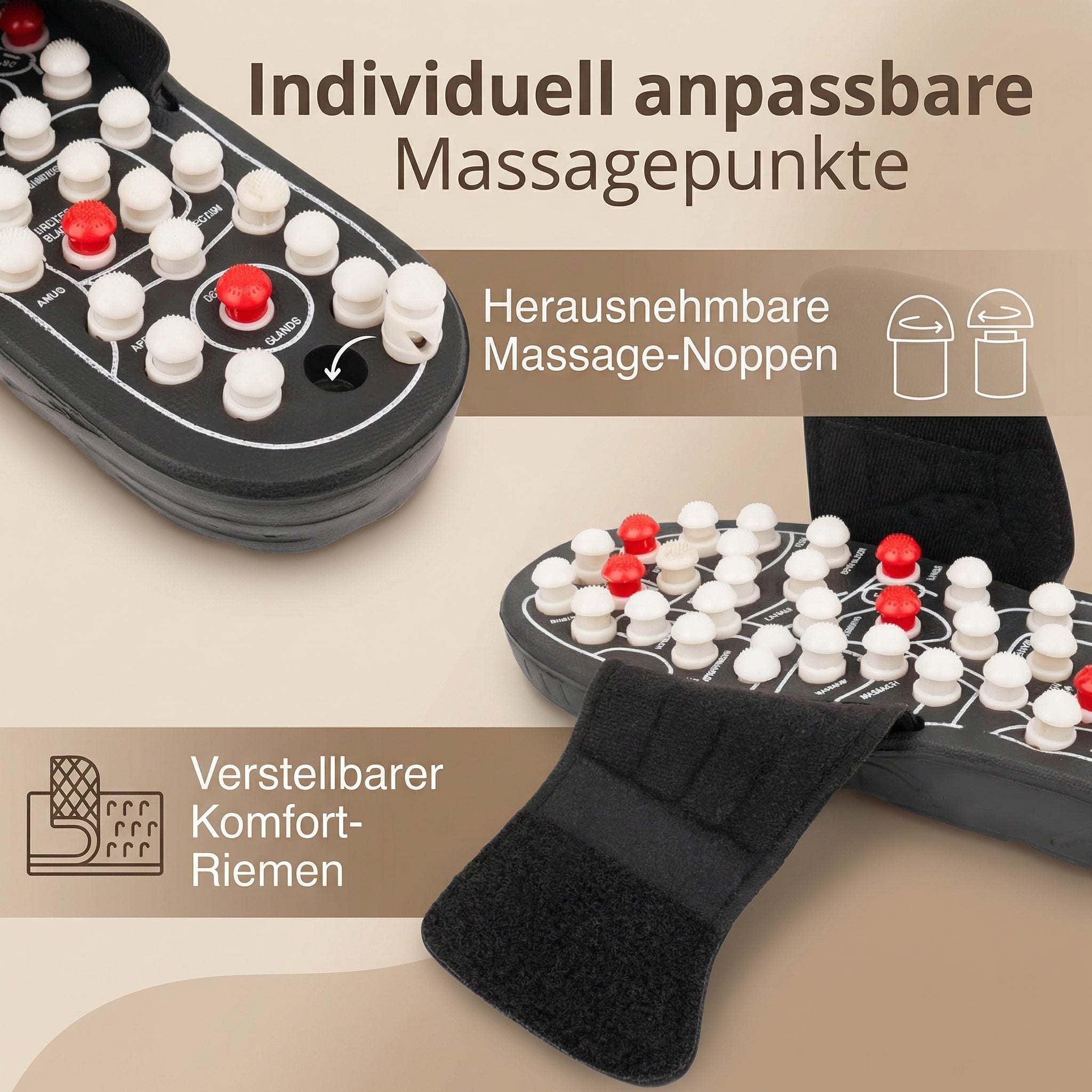 Velmera Reflexzonen-Sandalen