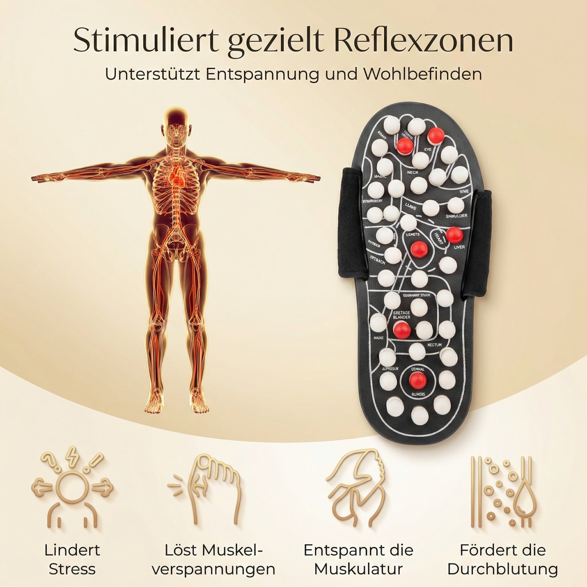 Velmera Reflexzonen-Sandalen